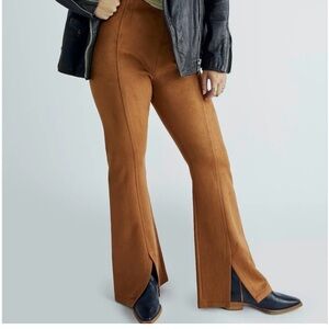 We the Free We Crvy Real Deal Flare Pants vegan suede